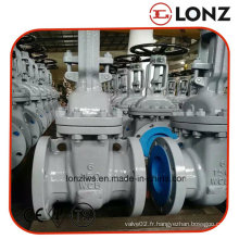 API Acier au carbone Wcb Flanged Rising Stem Gate Valve